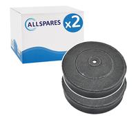 2x Filtre à charbon Hotpoint-Ariston WA48.5 / MCFE41 par AllSpares