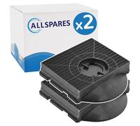 2x Filtre à charbon pour WPRO Type 303 / CHF303/1