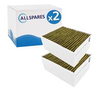 AllSpares© Filtre à Charbon CleanAir Plus - Adapté pour Bosch Siemens Neff Gaggenau Constructa 11033934, 11017314 (Odeur anti-poisson) - Filtre de remplacement