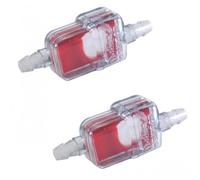 2x FILTRE A ESSENCE 6MM POLISPORT RECTANGULAIRE MOTO SCOOTER MOBYLETTE QUAD CARBURANT ALIMENTATION