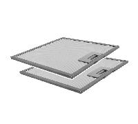 2x Filtre à graisse en métal 262x255mm d'origine Atlantic YT142.2240.01