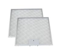 2x Filtre à graisse en métal 262x255mm d'origine Silverline YT142.2240.01