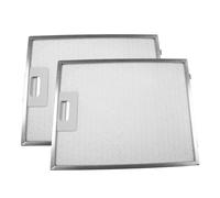 2x Filtre à graisse en métal 298x239mm d'origine Faure pour FHC97551X