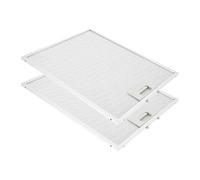 2x Filtre à graisse en métal 343x285mm d'origine Zanussi pour ZHS92450