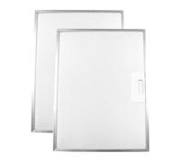 2x Filtre à graisse en métal 357x270mm d'origine Elica pour KITTY... / PRAGA... / WISE...