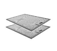 2x Filtre à graisse en métal 380x282mm d'origine Whirlpool 480122102174