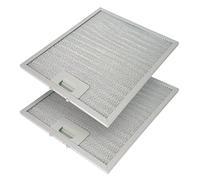 2x filtre à graisse métallique pour hotte aspirante 305x267mm grille de filtre pour AEG Electrolux 405525042-9 4055250429 Elica GRI0009219A KIT0010805 93952919 Whirlpool Bauknecht