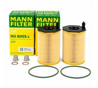 MANN-FILTER Filtre à huile HU 8005 z pour véhicules de tourisme et utilitaires