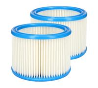 2x Filtre Cartouche compatible avec Nilfisk Aspirateur AERO 26-2L PC, AERO 31-21 PC INOX alternative à l'original 107402338 de Microsafe