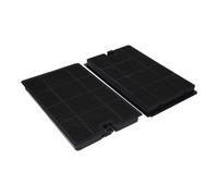 2x Filtre Charbon Compatible Avec Bauknecht 484000008675 267x160mm Hotte