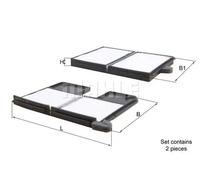MAHLE ORIGINAL LA 186/S Filtre d'habitacle à particules pour TOYOTA Picnic (XM1)