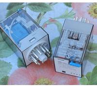 2x Finder 60.13.9.024.0074 Relai 11 broches enfichable 24 V/DC. Lot de 2