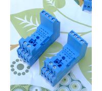 2x Finder 94.84.3 Support relais PIN: 14 10A 250VAC rail DIN. Lot de 2
