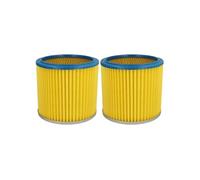 2x fitre rond / filtre à lamelles compatible avec aspirateur multifonction Einhell BT-VC 1450SA, BT-VC 1500 SA , BVC 1250-S, BVC 1250S