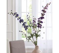 2x fleurs artificielles "delphinium" fleurs artificielles en bleu & violet, comme les vraies, 85 cm de long, plantes décoratives