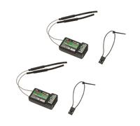 2X Flysky 2.4G FS-IA6B Récepteur 6 Canaux Sortie PPM Avec Port Compatible IBus ÉMetteur Flysky I4 I6 I10