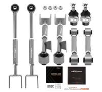 2x Front Ball Joint + 6 Pcs Rear Camber Control Arms Toe Kit for Accord TL TSX