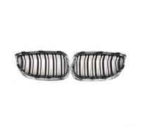 2X Front Bumper Grille for pour bmw E92 E93 pour m3 07-13 Black Silver