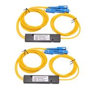 2X Ftth SC UPC 1 X 2 Plc Fibre Monomode Optique Séparateur Coupleur Optique Fbt