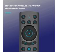 2X G20S PRO BT 2.4G Voice Sans Fil Rétroéclairé Air Mouse Gyroscope IR Learning Remote Control pour Android TV BOX Dual Mode