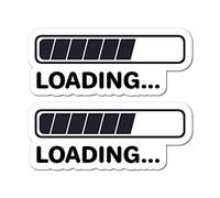 2X Game Loading Sticker Decal Funny Player Gaming Pc Console Nerd Gamer