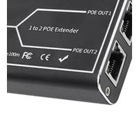 2X Gigabit POE Extender 2 1000M RéPéTeur de Commutateur RéSeau 30W IEEE802.3Af/At Plug& pour Commutateur PoE CaméRa IP NVR