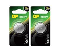 2x GP CR2477 3V Batterie Bouton Cellule Monnaie Lithium Blister