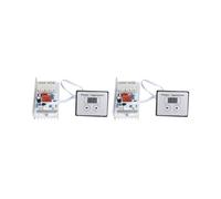 2X Gradateur, 10000W SCR Régulateur de Tension Numérique Contrôle de Vitesse Gradateur Thermostat AC 220V 80A