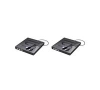 2X Graveur de CD DVD Externe Graveur CD et Lecteur DVD Type C/USB3.0 Lecteur de CD DVD Externe pour PC Portable Windows 11/10/8/7