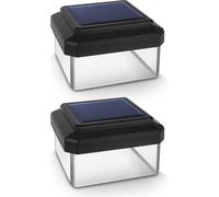 2x GreenBlue lampe LED pour poteau, 80x80mm, toit enveloppant, GB127