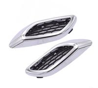 2x Grille Aération Latérale Chrome Pour Maserati Levante | Design élégant chrome, améliore l'apparence, pour avant pour gauche et droite, matériau plastique pour durable, look moderne