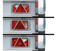 2X Grilles De Protection Pour Lampes De Feu Arrière Remorque 27X13,2X6,8CM
