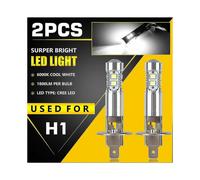 2x H1 Led Headlight Bulbs Conversion Kit High Low Beam Fog Light 100w 6000k