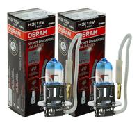 4X H3 12V 55W PK22S Night Breaker UNLIMITED +110% 1St.Osram