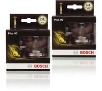 Bosch H4 Plus 90 lampes de phare - 12 V 60/55 W P43t - 2 ampoules