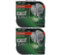 2X H7 12V 55W PX26D ULTRA LIFE 2Pcs. Osram