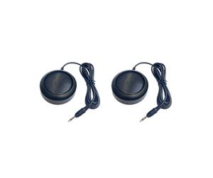 2X Haut-Parleur Externe pour Autoradio 3,5 mm avec Câble de 1,5 M pour Autoradio Mobile ///Zastone/Wouxun/QYT