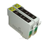 2x Haute Capacité Cartouches D'encre Compatibles - Avec Puce Pour Remplacer T0891 - Black Pour Epson/Stylus/Office/Wifi Sx600fw Bx310fn Bx600fw Bx610fw