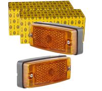 2x HELLA Feu Latéral Jaune Halogène 12V 24V Convient pour 2PS 004