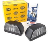 2X HELLA Feux De Plaque + BOSCH Ampoule Pour MERCEDES T2 VW LT 28-35 T4