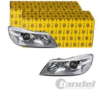 2X HELLA PHARE HALOGÈNE ENSEMBLE Compatible Avec SKODA OCTAVIA GAUCHE+DROITE