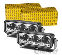 2x HELLA Projecteur à Distance 17W 12V/24V Projecteurs Feux de Route Petit Plat
