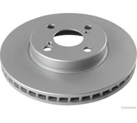 2x HERTH+BUSS JAKOPARTS J3302135 Disque de frein Avant 255mm