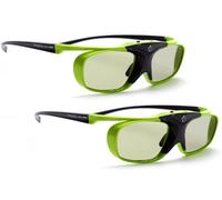 2x Hi-SHOCK DLP Pro Lime Heaven | DLP Link Lunettes 3D compatible avec 3D DLP Acer, BenQ, Optoma, LG, Infocus, NEC, Vivitec, Canon, Casio | compatible avec PPA5610 / E4W / DGD5 / ZD302 / PGD-350