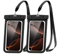 2x Housse Étanche pour Redmi Note 14/Note 14 Pro/Note 14 Pro Plus/Note 13/Note 12/Note 11/11S/10 - Noir