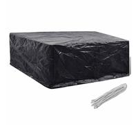 vidaXL Housse de salon de jardin 8 œillets 170x94x70 cm rectangulaire Gris G
