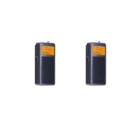 2X HRD205 Émetteur Portable Haute Sensibilité Radio Stéréo FM Rechargeable Radio pour Personnes Âgées