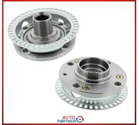 2x Hub pour VW Polo 6N 6N2 Seat Arosa Avec Bague ABS Anneau Capteur Essieu Avant