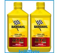2x Huile Bardahl XTC C60 10W50 Off Road Mplus 4T Cross Enduro Atv E Tout Terrain