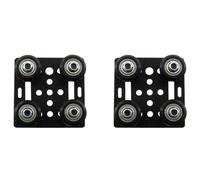2X Imprimante 3D Aluminium 2020 V-Slot Slide Plate pour Profils V-Slot Five Roulette
